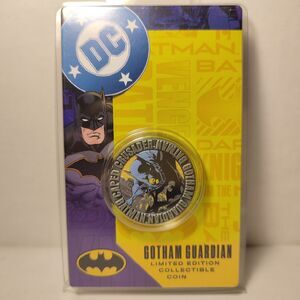Batman Caped Crusader Limited Edition Coin Official DC Comics Collectible Badge